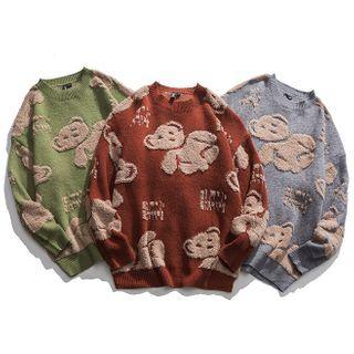 Bear Detail Sweater