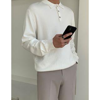 Knit Polo Shirt In 7 Colors