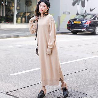 Plain Maxi Sweater Dress