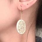 Leaf Drop Earring 0871a - 1 Pair - Normal Hook Earring - Off-white - One Size