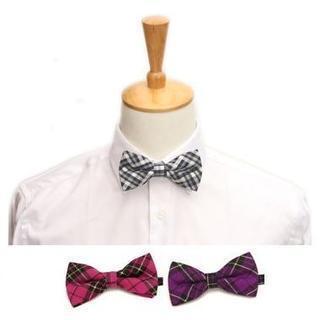 Plaid Bow Tie