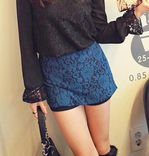 Inset Skirt Shorts