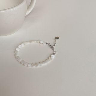 Mother-of-pearl Bracelet White - One Size