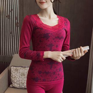 Set: Lace Tank Top + Pants