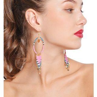 Embellished-drop Hook Earrings