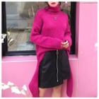 Asymmetric Hem Knit Top / Skirt
