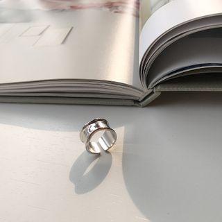 Plain Open Ring K647 - Silver - One Size