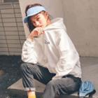 Letter-printed Long Sleeve Hoodie