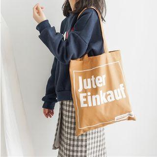 Lettering Canavs Tote