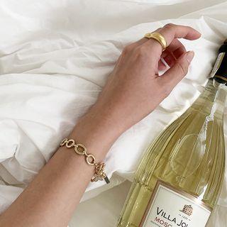 Tassel Charm Chain Bracelet Gold - One Size
