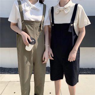 Pocket Detail Jumper Pants / Jumper Shorts