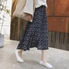 Chiffon A-line Midi Skirt