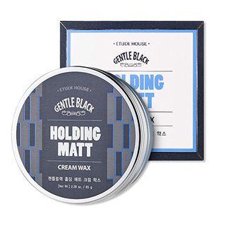 Etude House - Gentle Black Holding Matt Cream Wax 65g