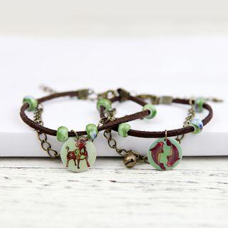 Zodiac Disc String Bracelet (various Designs)