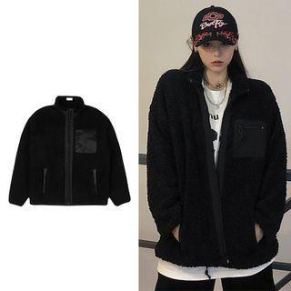 Long Sleeve Turtleneck Lambswool Jacket