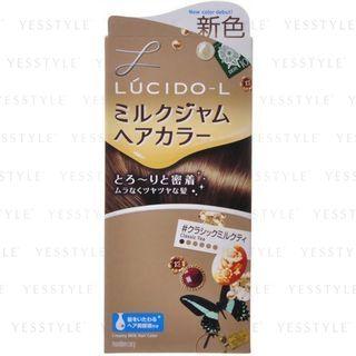 Mandom - Lucido-l Creamy Milk Hair Color (classic Tea) 1 Set