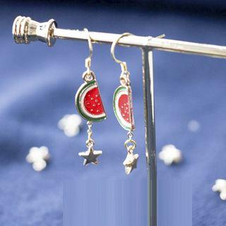 Watermelon Drop Earrings