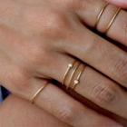Rhinestone / Alloy Layered Ring (various Designs)