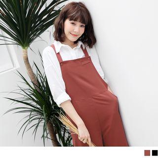 Pinafore Wide-leg Jumpsuit