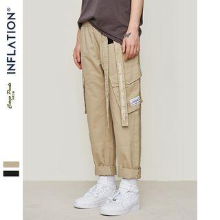 Couple Straight-cut Cargo Pants