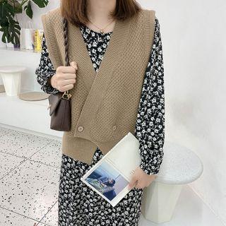 Double-breasted Sweater Vest