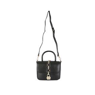 Padlock Flap Shoulder Bag