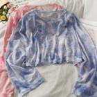 Tie-dyed Cropped Light T-shirt