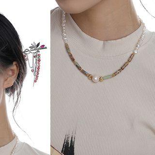 Bead Fringed Hair Stick