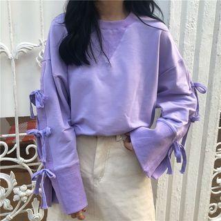 Tie-sleeve Sweatshirt