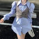 Knotter Sweater Vest / Shirtdress