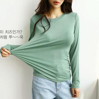Pastel Color Long-sleeve T-shirt