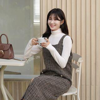 Basic Turtle-neck Top In 8 Colors