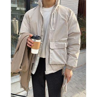 Dual-pocket Duck Down Puffer Jacket