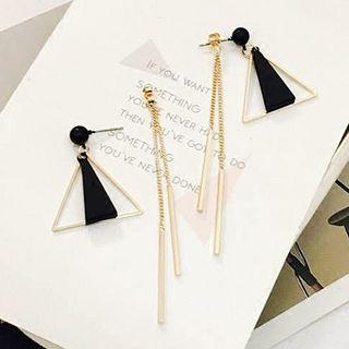 Triangle Tassel Earring