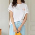 Lover Embroidered T-shirt