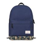 Camouflage-bottom Nylon Backpack