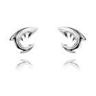 Shark Alloy Earring 1 Pair - Silver - One Size