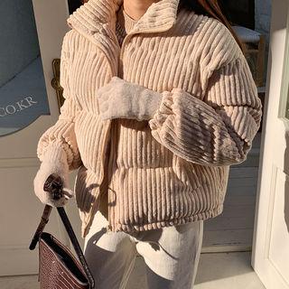 High-neck Corduroy Jacket