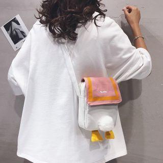 Lettering Duck Crossbody Bag