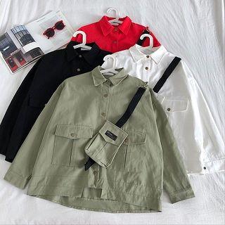 Shirt Jacket With Pouch