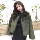 Furry Jacket / Midi Dress