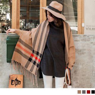 Convertible Striped Scarf