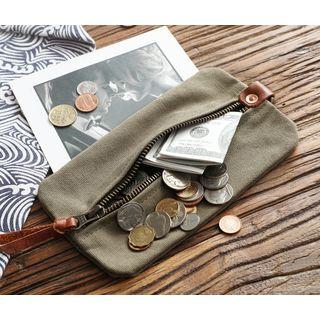 Canvas Long Wallet Army Green - One Size