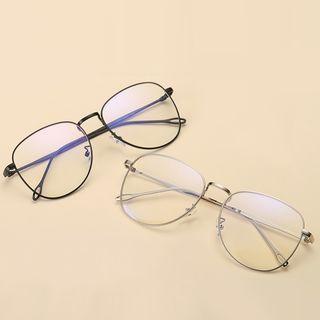 Retro Metal Frame Blue Light Blocking Eyeglasses / Prescription Lens