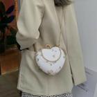 Heart Shaped Clutch With Shoulder Strap