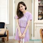 Drawstring Hooded Dress