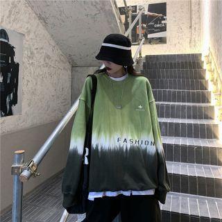 Gradient Sweatshirt Green - One Size