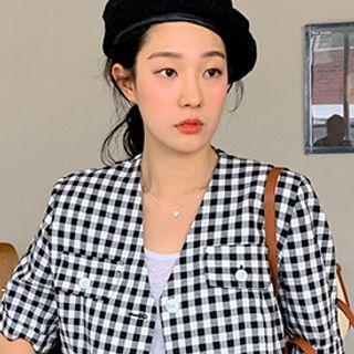 Linen Blend Beret