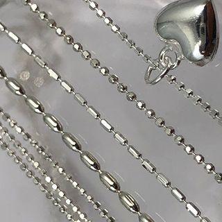 Sterling Silver Choker (various Designs)