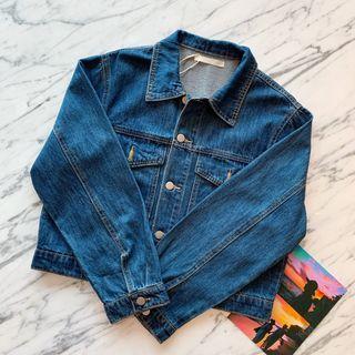 Denim Jacket / Floral A-line Dress / Set